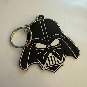 Star Wars Darth Vader‎ Rubber Keychain Keyring Bag Charm Licensed Lucasfilm